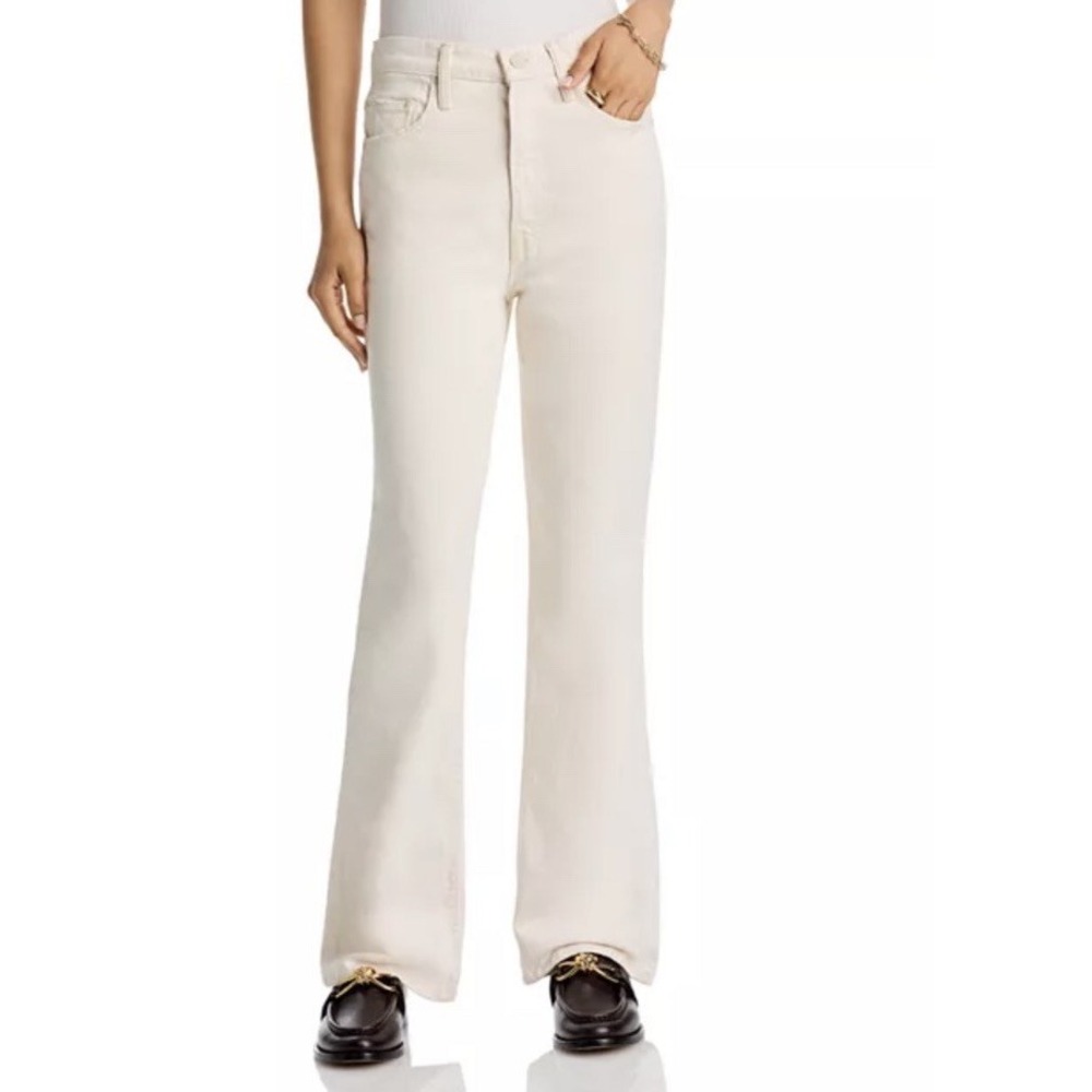 Anthropologie MOTHER The Scooter Skimp Jeans in Natural Selection NWT SIZE 30